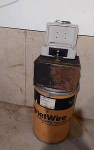 lot 247 image: SentrySafe 110 Fireproof Safe and Vintage Safe (drum not included)