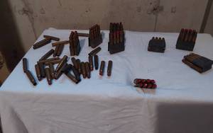 lot 262 image: Empty Ammunition and Clips - Maybe Some Dummies