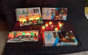 lot 331 image: NOMA 7 Bubble Lite Sets with Boxes