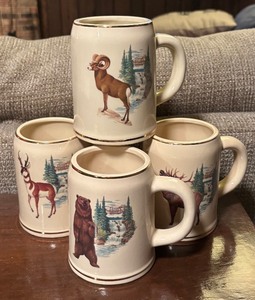 lot 103 image: Olympia Wildlife Series Mugs  Steins