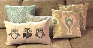 lot 106 image: Cute Collection of Pretty Accent Pillows