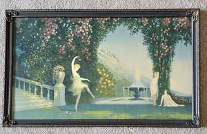 lot 54 image: Antique 1920s Framed Print Enchantment Stern & Hacker