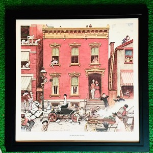 lot 81 image: Norman Rockwell The Street Was Never the Same Framed Print