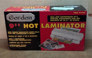 lot 179 image: Gordon 9 Inch Hot Laminator