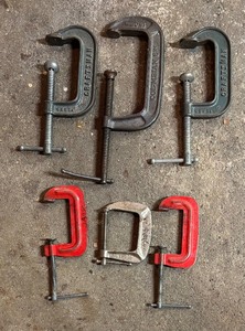 lot 206 image: Metal Tool C- Clamps