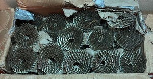lot 207 image: Box of 1 14 Coil Galvanized Roofing Nails