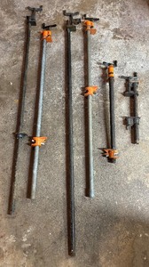lot 208 image: Assorted Metal Pipe Clamps