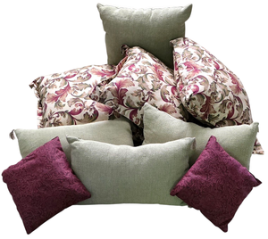 lot 183 image: Springy Throw Pillow Grouping