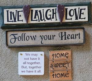 lot 187 image: Collection of Inspirational Wall Plaques