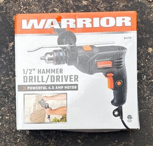 lot 275 image: Warrior 12 Inch Hammer Drill Driver Model 64119