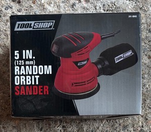 lot 304 image: Tool Shop 5 Inch Random Orbit Sander Model 241-9943