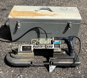 lot 332 image: Extra Heavy Duty Porta-Band Saw by Rockwell Model 728