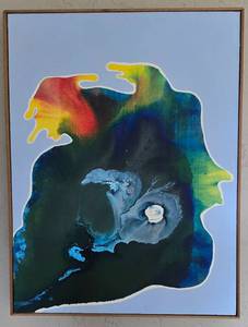 lot 264 image: Stunning Framed Oil Painting on Canvas