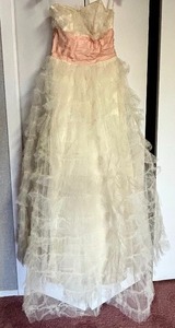 lot 70 image: Vintage Prom Dress