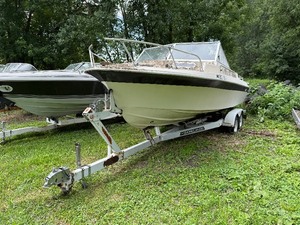 lot 4 image: Reinell Cuddy Boat and Trailer