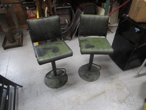 lot 33 image: (2) ShopGarage Bar Stools