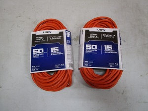 lot 113 image: (2) Extension Chords
