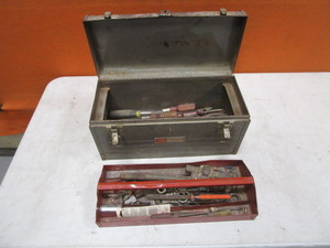 lot 150 image: Tool Box & Misc Tools