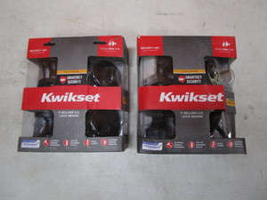 lot 236 image: (2) Door Handles & Deadbolt Kits