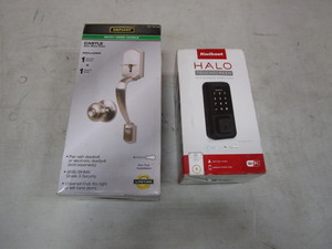 lot 240 image: Entry Door Handle & Wi-Fi Touchpad Electronic Deadbolt