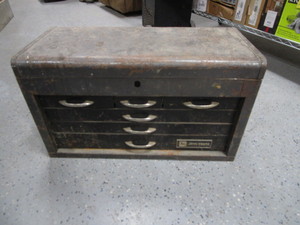 lot 265 image: John Deere Tool Box 12x26x15