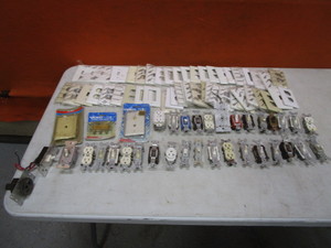 lot 276 image: Electric Switches, Outlets & Plates