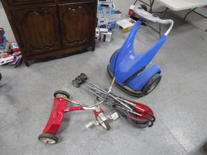 lot 281 image: Kids Segway, Stroller, Trike