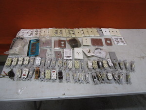 lot 277 image: Electric Switches, Outlets & Plates