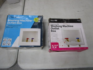 lot 292 image: Washing Machine Outlet Boxes