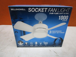 lot 308 image: Ceiling Light Socket FanLight
