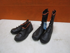 lot 446 image: (2) Pairs of Overshoes size 12 & 13