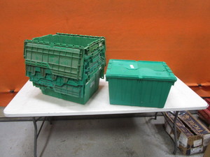 lot 465 image: (6) Stackable Totes