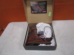 lot 77-D image: Wolverine Work Boots size 9.5 M