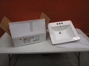 lot 102 image: Bathroom Sink 21x18 12