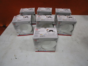 lot 392 image: (7) Can Light LED Disc Lights