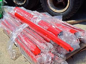 lot 62 image: Lot of (1 Pallet) First Pitch Metal Pitching Chutes (Red)