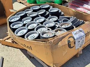 lot 68 image: Lot of (1 Pallet) Pitching Machine Mini Wheels  Balanced