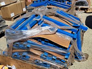 lot 72 image: Lot of (1 Pallet) First Pitch Misc. Rack Parts (Blue)