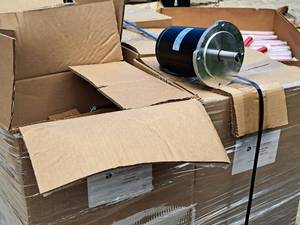 lot 163 image: Lot of (2 Boxes) First Pitch 13-HP Gear Motors 430-0354 4-count ( 8 total items )
