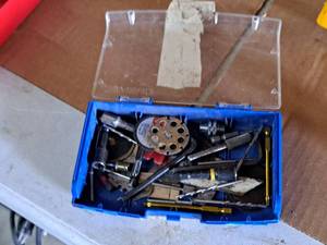 lot 241 image: Assorted Dremel Bits with Case