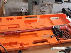 lot 220 image: Milwaukee Screw Driver Power Unit 6792-20 with Tall Boy Attachment, Plastic Case