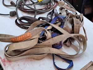 lot 274 image: Assorted Ratchet Straps and Lee Jensen 10 Lifting Strap (425034008500 lbs)