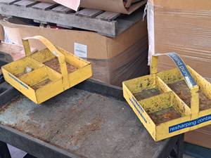 lot 280 image: Lot of (2) Metal Totes