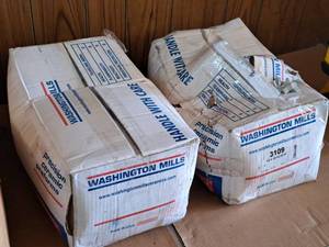 lot 35A image: Lot of (2 Boxes) Washington Mill Ceramic Media Pre-Forms 50#