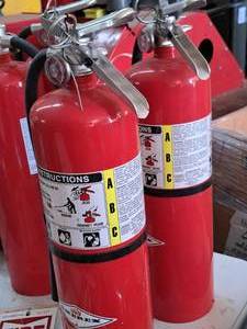 lot 298 image: Lot of (2) Dry Chemical Multi-Purpose Fire Extinguishers