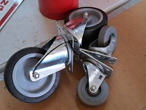 lot 296 image: Lot of (4) Caster Wheels (New)