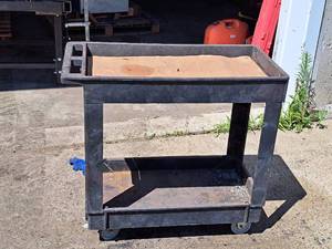 lot 311 image: Plastic Utility Cart Plastic (Black)