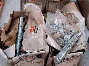 lot 331 image: Lot of (2 Boxes) Simpson Strong-Tie Wedge-All Wedge Anchors 34x6-14 10-count ( 20 total items )