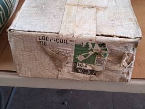 lot 338 image: Lot of (1 Box) Steel Dog 2800-lbs 4 Loop Coil Ties LC-4 100-count ( 100 total items )
