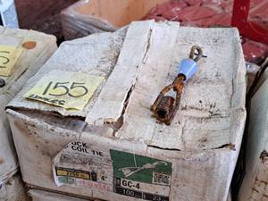 lot 339 image: Lot of (1 Box) Steel Dog 2250-lbs 4 Cam Lock Loop Coil Ties GC-4 100-count ( 100 total items )